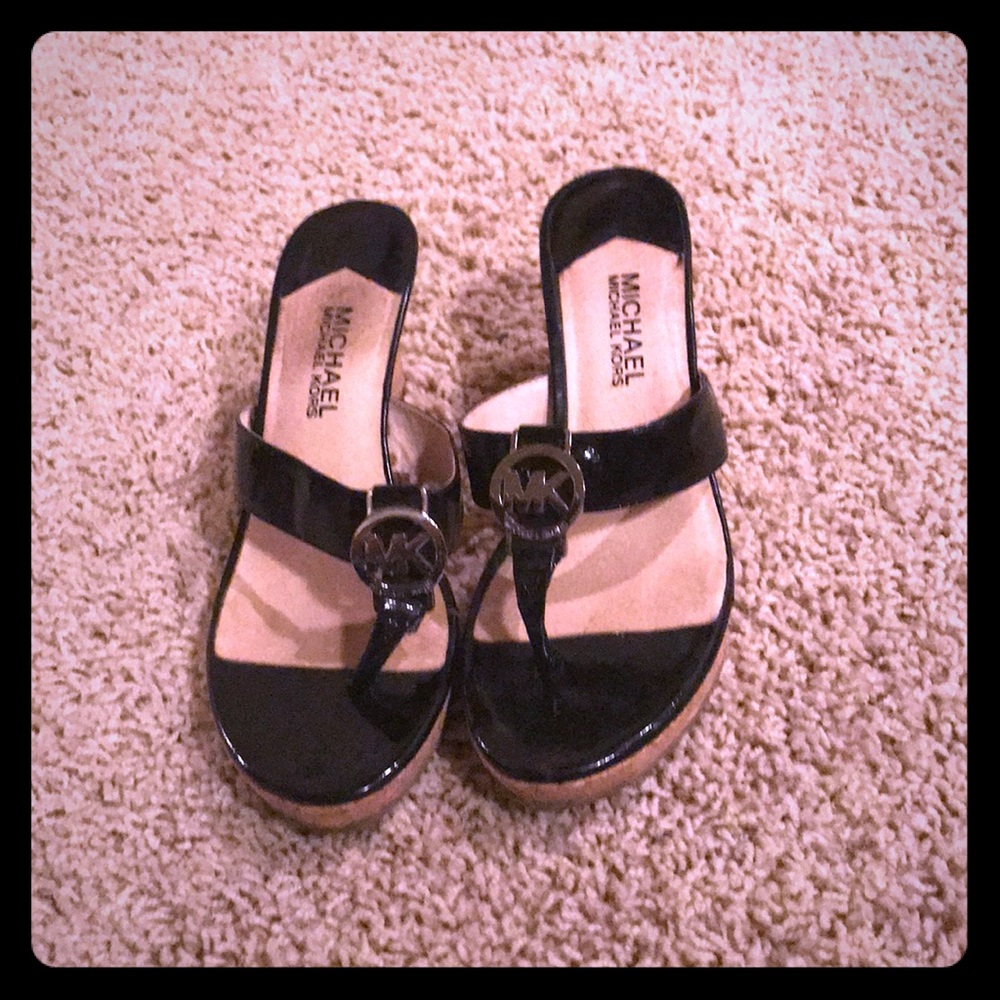Black Michael Kors Sandals